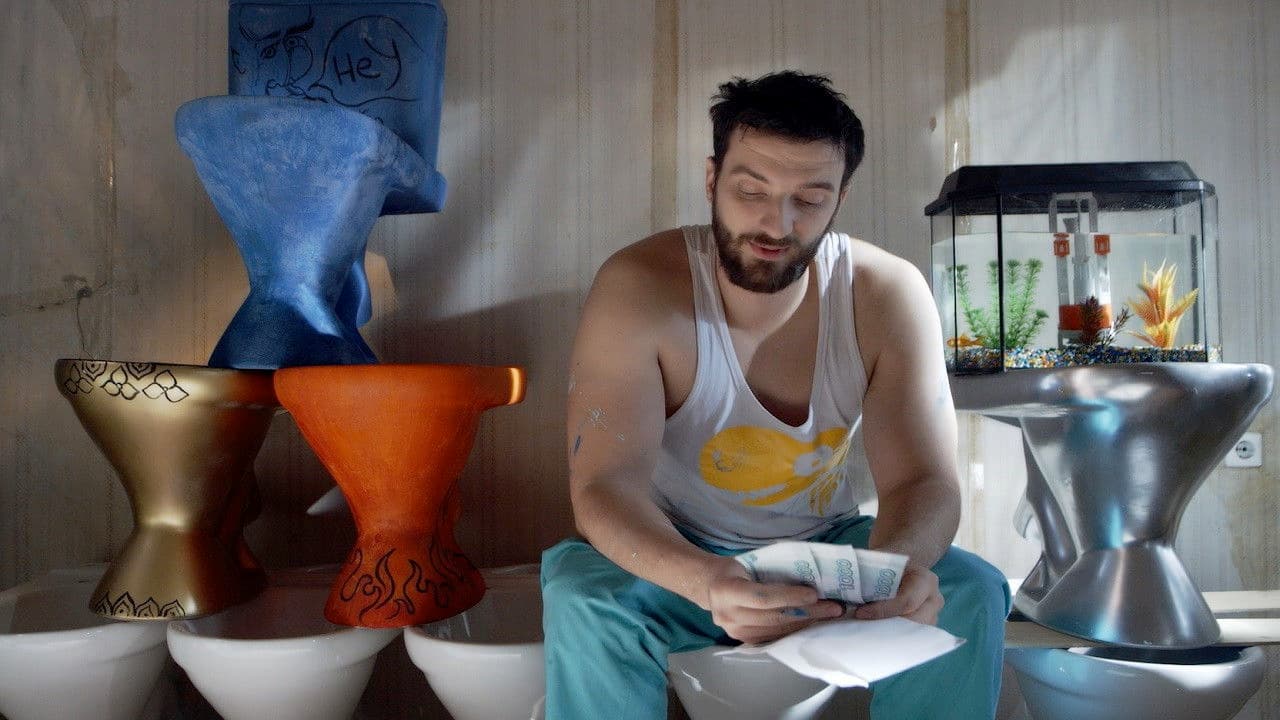 Anna & Vano. Bathroom & Wine