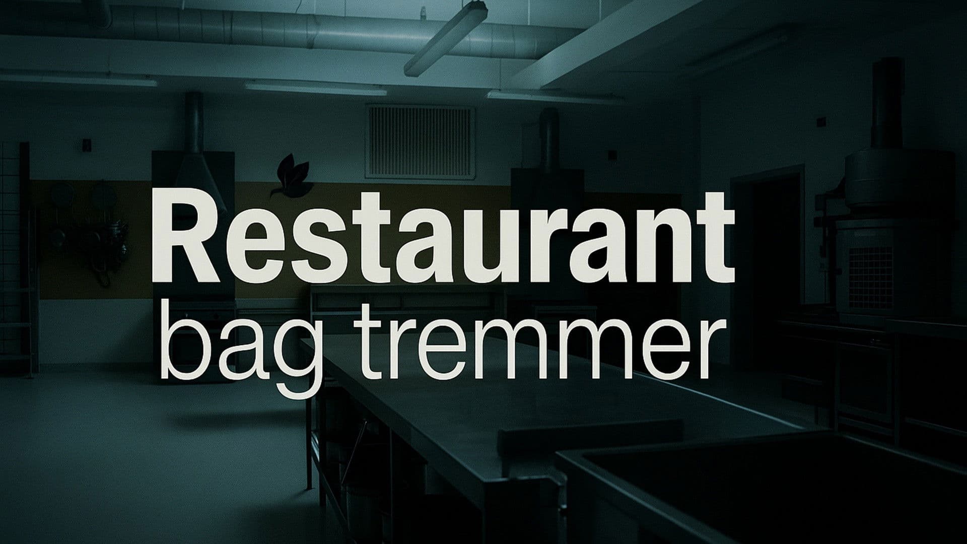 Restaurant bag tremmer