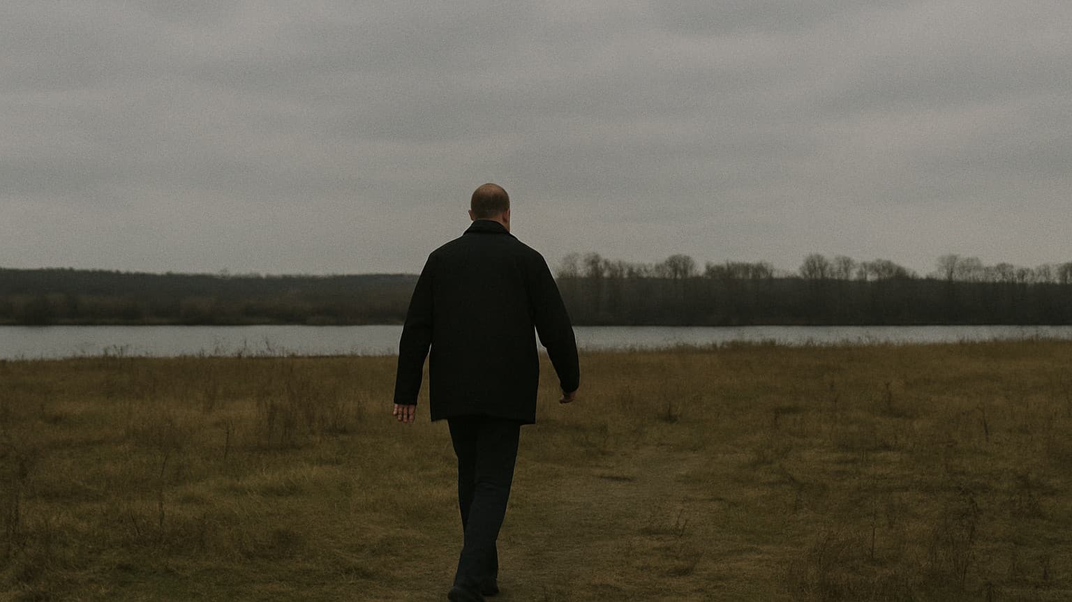 The Man Walking to the River