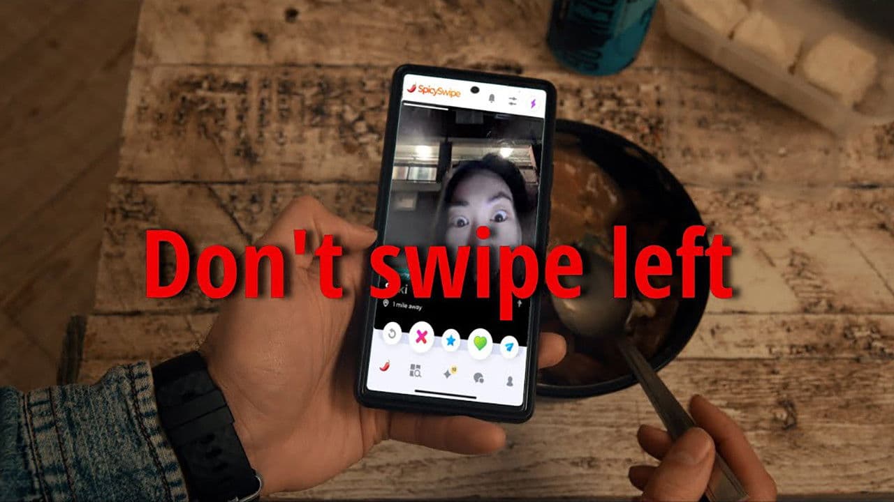 Don't swipe left - One Minute Short Film