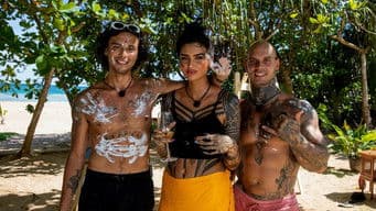 Relaxed poolside hangout