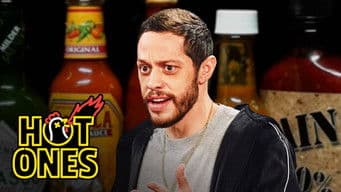 Pete Davidson Drinks All the Milk While Eating Spicy Wings